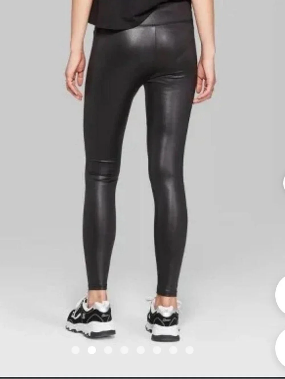 Wild Fable Black Faux Leather Leggings 3X NWT
